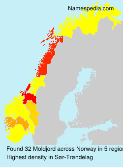 Surname Moldjord in Norway Surname Moldjord in Norway
