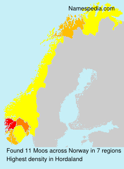 Surname Moos in Norway Surname Moos in Norway