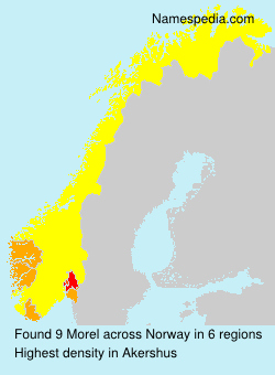 Surname Morel in Norway Surname Morel in Norway