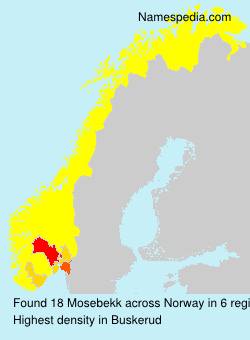 Surname Mosebekk in Norway Surname Mosebekk in Norway