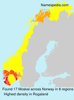 Surname Moskal in Norway Surname Moskal in Norway