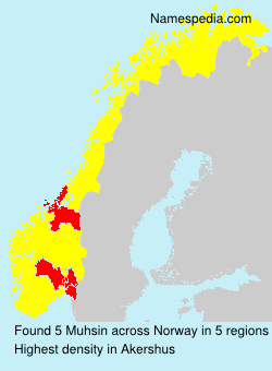 Surname Muhsin in Norway Surname Muhsin in Norway