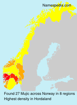 Surname Mujic in Norway Surname Mujic in Norway