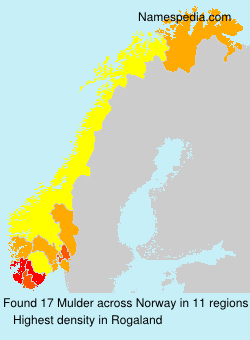 Surname Mulder in Norway Surname Mulder in Norway