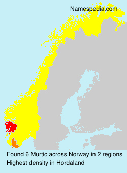 Surname Murtic in Norway Surname Murtic in Norway