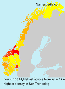 Surname Myklebost in Norway Surname Myklebost in Norway