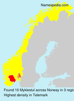 Surname Myklestul in Norway Surname Myklestul in Norway