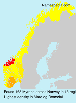 Surname Myrene in Norway Surname Myrene in Norway