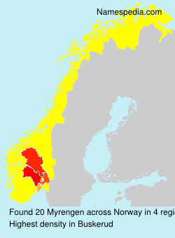 Surname Myrengen in Norway Surname Myrengen in Norway