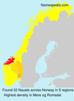 Surname Nauste in Norway Surname Nauste in Norway