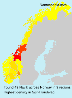 Surname Navik in Norway Surname Navik in Norway