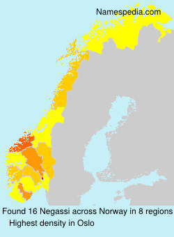 Surname Negassi in Norway Surname Negassi in Norway
