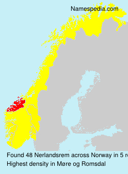 Surname Nerlandsrem in Norway