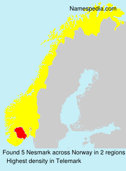 Surname Nesmark in Norway Surname Nesmark in Norway