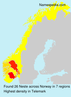 Surname Neste in Norway Surname Neste in Norway