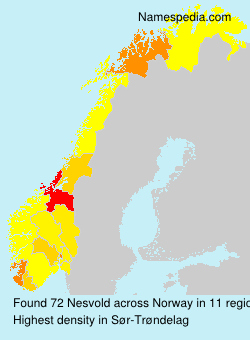 Surname Nesvold in Norway Surname Nesvold in Norway