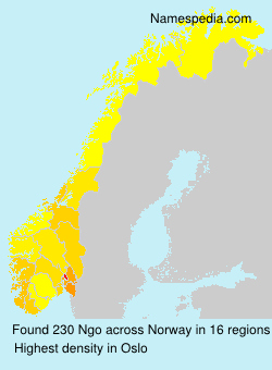Surname Ngo in Norway Surname Ngo in Norway