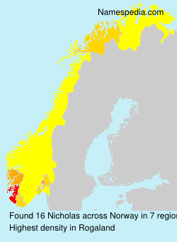 Surname Nicholas in Norway Surname Nicholas in Norway