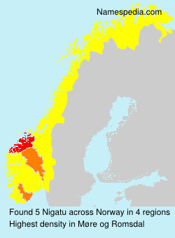 Surname Nigatu in Norway