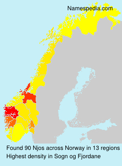 Surname Njos in Norway Surname Njos in Norway