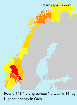 Surname Noreng in Norway Surname Noreng in Norway