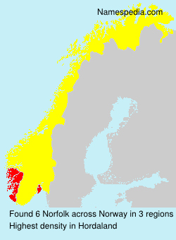 Surname Norfolk in Norway Surname Norfolk in Norway
