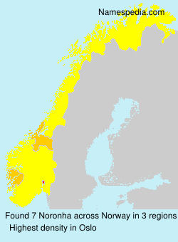 Surname Noronha in Norway Surname Noronha in Norway