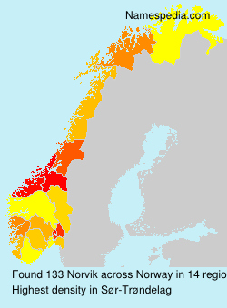 Surname Norvik in Norway Surname Norvik in Norway