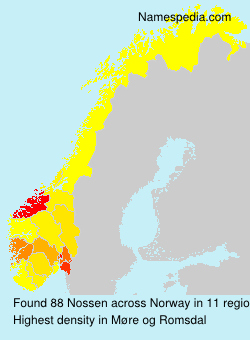 Surname Nossen in Norway Surname Nossen in Norway