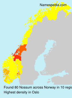 Surname Nossum in Norway Surname Nossum in Norway