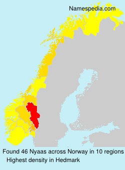 Surname Nyaas in Norway Surname Nyaas in Norway