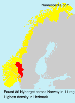 Surname Nyberget in Norway Surname Nyberget in Norway