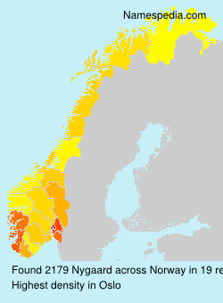 Surname Nygaard in Norway Surname Nygaard in Norway