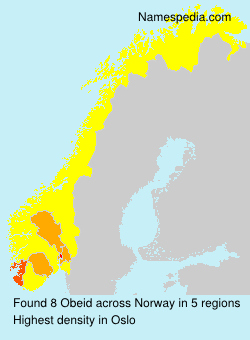 Surname Obeid in Norway