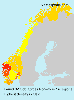 Surname Odd in Norway Surname Odd in Norway