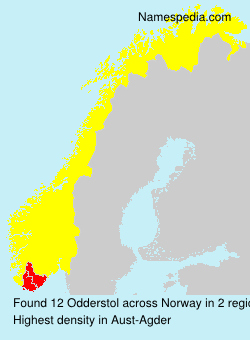 Surname Odderstol in Norway Surname Odderstol in Norway