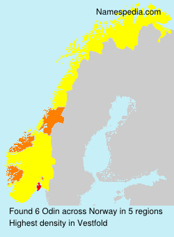 Surname Odin in Norway Surname Odin in Norway