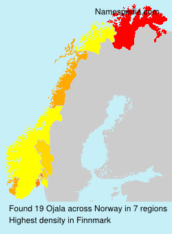 Surname Ojala in Norway Surname Ojala in Norway