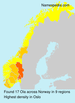 Surname Ola in Norway Surname Ola in Norway