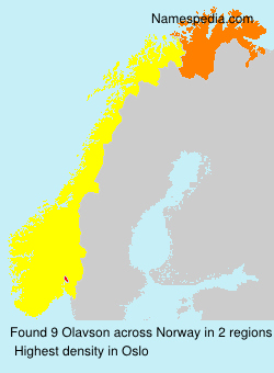 Surname Olavson in Norway Surname Olavson in Norway