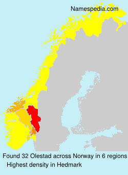 Surname Olestad in Norway Surname Olestad in Norway