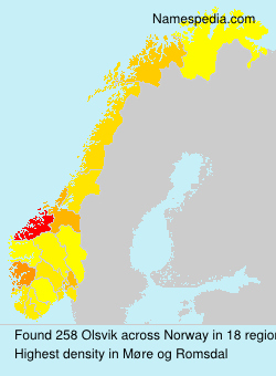 Surname Olsvik in Norway Surname Olsvik in Norway