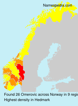 Surname Omerovic in Norway Surname Omerovic in Norway