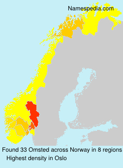 Surname Omsted in Norway Surname Omsted in Norway