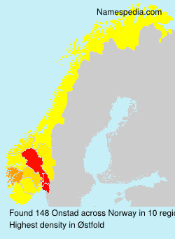 Surname Onstad in Norway Surname Onstad in Norway