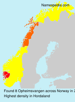 Surname Opheimsvangen in Norway Surname Opheimsvangen in Norway