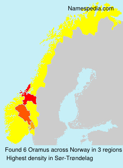 Surname Oramus in Norway