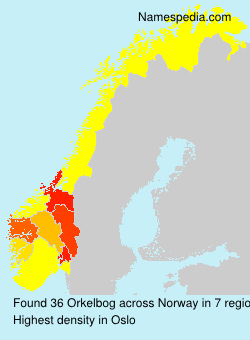 Surname Orkelbog in Norway Surname Orkelbog in Norway
