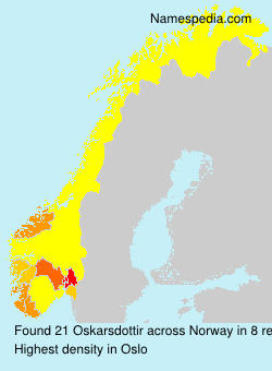 Surname Oskarsdottir in Norway Surname Oskarsdottir in Norway