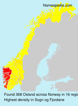 Surname Osland in Norway Surname Osland in Norway